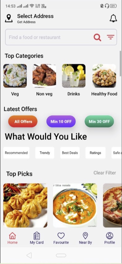 food app developers